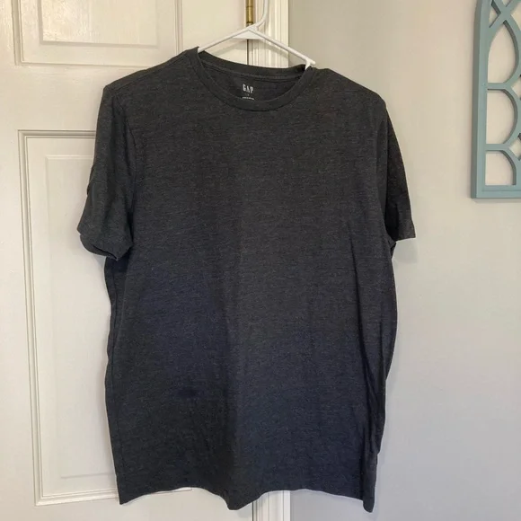GAP Men's Charcoal Short Sleeve Tee - Picture 1 of 3